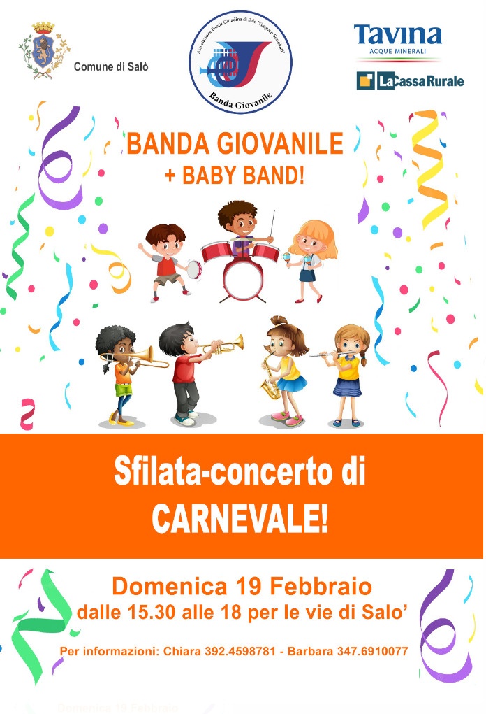 Sfilata-concerto di CARNEVALE!